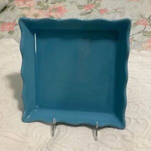 Henn Pottery Blue 9” Serving Dish